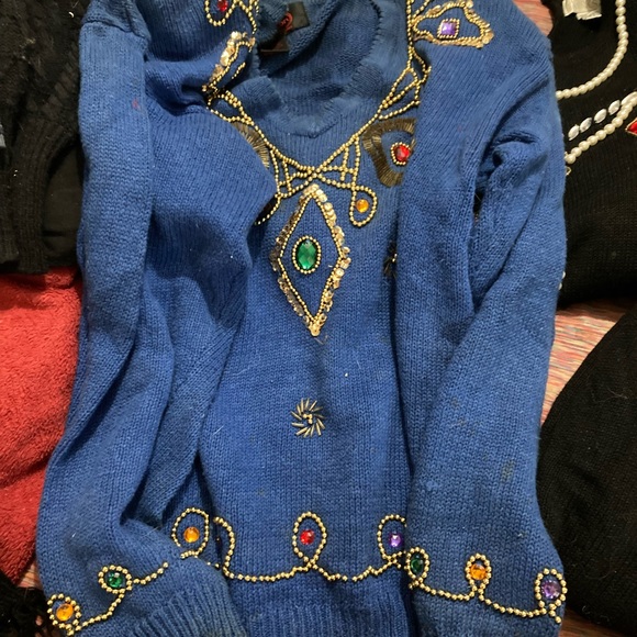 Lot of 4 vintage sweaters - Picture 5 of 5